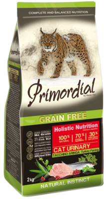 Primordial Grain Free Cat Urinary Turkey Herring