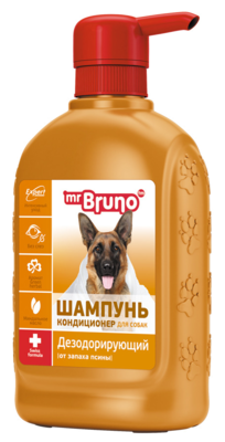 Mr. Bruno Шампунь Кондиционер для Собак Дезодорирующий от Запаха Псины