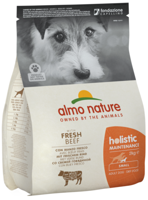 Almo Nature with Fresh Beef Holistic Maintenance Small Adult Dog
