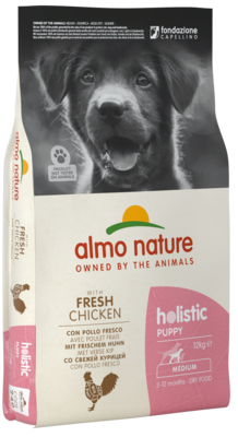 Almo Nature with Fresh Chicken Holistic Puppy Medium 2-12 Months