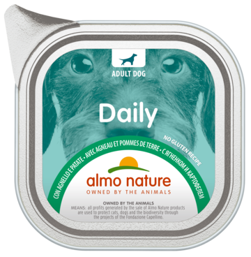 Almo Nature Adult Dog Daily с Ягненком и Картофелем (ламистер)