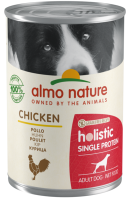 Almo Nature Chicken Holistic Single Protein Adult Dog (банка)