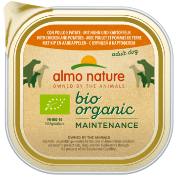 Almo Nature Bio Organic Maintenance con Pollo e Patate Adult Dog (ламистер)