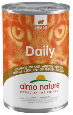 Almo Nature Adult Cat Daily с Телятиной (банка)