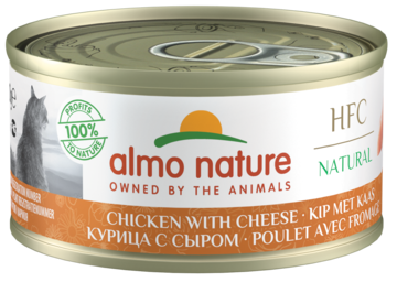 Almo Nature HFC Natural Курица с Сыром (банка)
