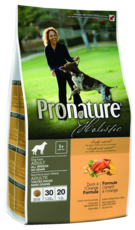 Pronature Holistic Dog Food Adult All Breeds No Grain Duck a I'Orange