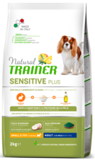 Natural TRAINER Sensitive Plus Small & Toy Adult Rabbit Rice Maize Oil