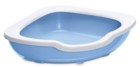 IMAC туалет-лоток для кошек угловой FRED, светло-голубой