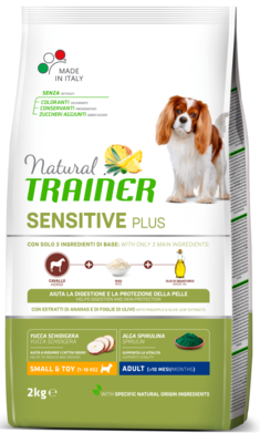 Natural TRAINER Sensitive Plus Small & Toy Adult Horse Rice Maize Oil