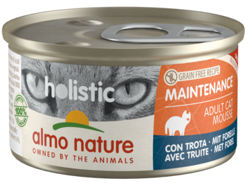 Almo Nature Holistic Maintenance Adult Cat Mousse con Trota (банка)