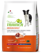 Natural TRAINER Medium Adult with Dry-cured Ham and Rice