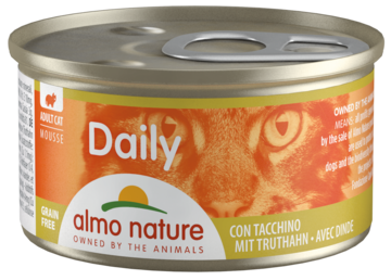 Almo Nature Adult Cat Mousse Daily con Tacchino (банка)