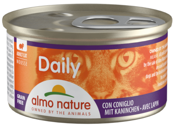 Almo Nature Adult Cat Mousse Daily con Coniglio (банка)