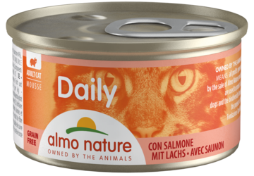 Almo Nature Adult Cat Mousse Daily con Salmone (банка)
