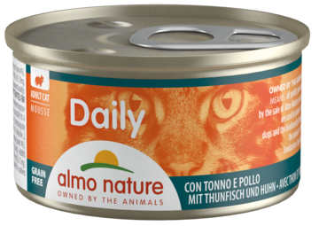 Almo Nature Adult Cat Mousse Daily con Tonno e Pollo (банка)