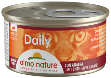 Almo Nature Adult Cat Mousse Daily con Anatra (банка)