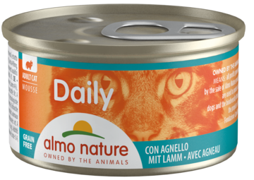 Almo Nature Adult Cat Mousse Daily con Agnello (банка)