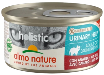 Almo Nature Holistic Urinary Help Adult Cat con Anatra (банка)