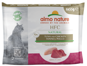 Almo Nature HFC Natural Tuna and Chicken Adult Cat (паучи)