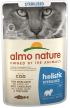 Almo Nature Holistic Sterilised Adult Cat with Cod (пауч)