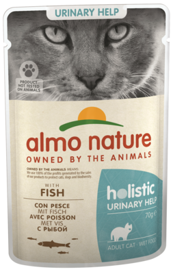 Almo Nature Holistic Urinary Help Adult Cat with Fish (пауч)