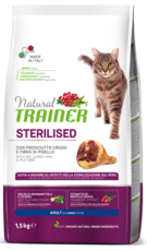 Natural TRAINER Sterilised Adult with Dry-cured Ham & Pea Fibre