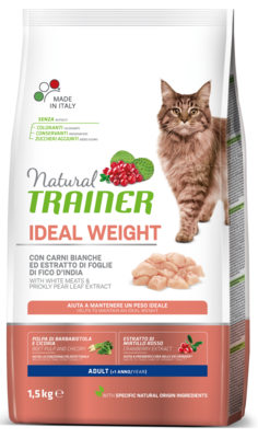 Natural TRAINER Ideal Weight Adult with White Meats & Prickly Pear Leaf Extract