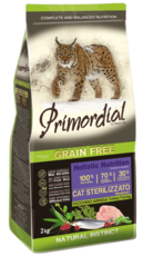 Primordial Grain Free Cat Neutered Turkey Herring