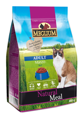 Meglium Natural Meal Adult Beef Cats