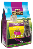 Meglium Natural Meal Neutered Chicken and Fish Cats