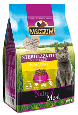 Meglium Natural Meal Neutered Chicken and Fish Cats