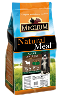Meglium Natural Meal Adult Lamb & Rice Dog