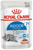Royal Canin Indoor Sterilised 7+ (в соусе, пауч)