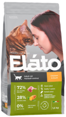 Elato Adult Сat Hairball Control Chicken & Duck