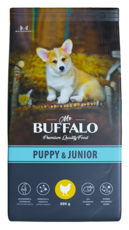 Mr. Buffalo Puppy & Junior с Курицей