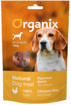Organix Natural Dog Treat Куриное Филе Гантельки