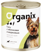 Organix Гусь с Яблоками и Морковью для Собак (банка)