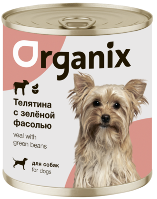 Organix Телятина с Зелёной Фасолью для Собак (банка)