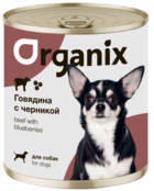 Organix Говядина с Черникой для Собак (банка)