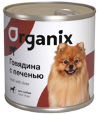 Organix Говядина с Печенью для Собак (банка)