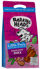 Barking Heads Little Paws for Small Adult Dogs up to 10 kg Doggylicious Duck