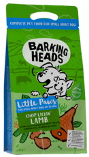 Barking Heads Little Paws for Small Adult Dogs up to 10 kg Chop Lickin' Lamb
