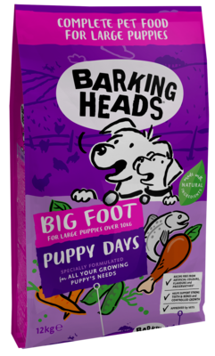 Barking Heads Big Foot for Large Puppies Over 10kg Puppy Days