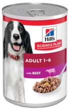 Hill’s Science Plan Canine Adult 1-6 with Beef (банка)