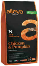 alleva Natural Adult Medium Dog Chicken & Pumpkin