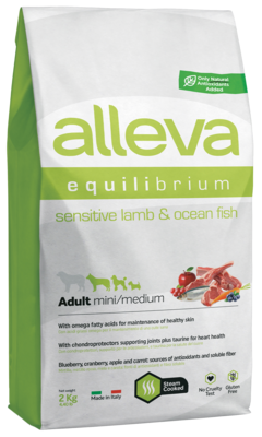 alleva Equilibrium Sensitive Lamb & Ocean Fish Adult Mini/Medium