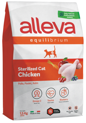 alleva Equilibrium Sterilized Cat Chicken