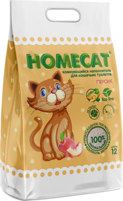 Homecat Персик Тофу Ecoline