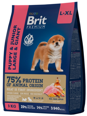 Brit Premium Puppy & Junior Large & Giant [L&XL]