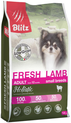 Blitz Holistic Fresh Lamb Adult Small Breeds